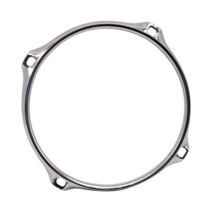 Magideal - Aro De Tambor Tom De 4 Agujeros, Aro De Batería De 4 Lengüetas, Piezas De Instrumentos De Repuesto Portátiles, Aro De Instrumento De Percusión De Aro Círculo Superior