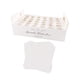 thumbnail image 2 of Conos de confeti y caja de soporte, bandeja decorativa, pétalos de flores secas, conos de confeti, caja de conos de papel para el Día de San Valentín 30 hoyos blanco, 2 of 5