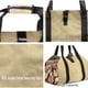 thumbnail image 3 of 1pc Canvas Firewood Carrier Storage Bag Outdoor Camping, 600D Oxford Cloth Waterproof Fireplace Wood Storage Bag For Camping, Home (Brown), 3 of 4