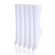 thumbnail image 1 of INSPIRE CHIC Medias transparentes hasta la rodilla con punta reforzada para mujer, color blanco, talla única, 1 of 5