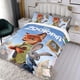 thumbnail image 3 of Zootopia Conjunto de sábanas temático, trío de piezas, cómodo y amigable con la piel, diseño único, regalo de decoración para el hogar para familiares, amigos y fans,135cm *200cm, 3 of 6