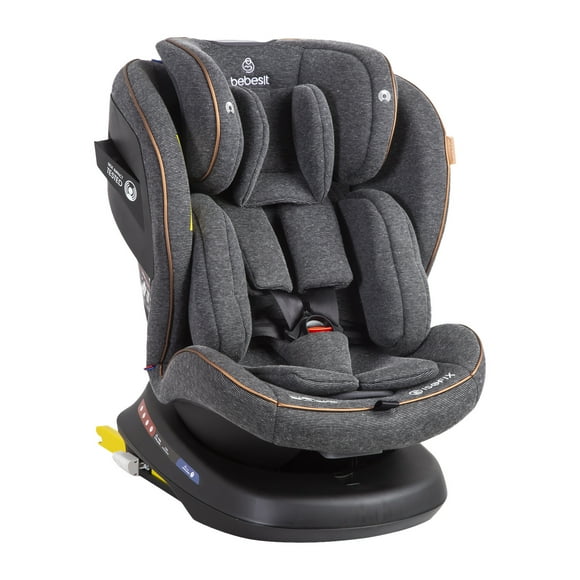 Silla De Auto Convertible Isofix Supra 360º Premium Gris