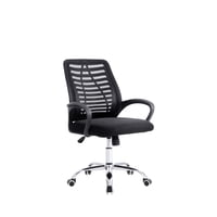 Arthome - Silla De Oficina Ejecutiva Barcelona Ergonomica Color Negro Bm 806