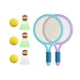 thumbnail image 1 of Raquetas De Tenis Para Niños, Jugadores De Playa, Juegos De Bádminton De Práctica De Iniciación Para Niños Y Niñas, Azul Violeta, 1 of 5