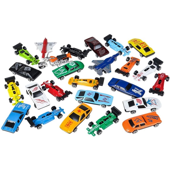 Conjunto de 25 piezas de coches y motocicletas de metal fundido Rhode Island Novelty