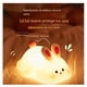thumbnail image 4 of Lámpara Nocturna De Silicona Con Diseño De Conejo - Luz Ajustable Para Niños, Decoración Y Regalo, 4 of 6