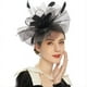thumbnail image 2 of Elegant Fascinators Hat for Women - Perfect for Tea Parties, Kentucky Derby, Weddings, and Cocktail Parties - Features Mesh, Feathers, and Flower Decorations, 2 of 5