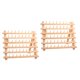 thumbnail image 5 of 2pcs Estante De Hilo De Madera / Organizador De Soporte De Hilo 60-carretes Suministros De Costura, 5 of 5