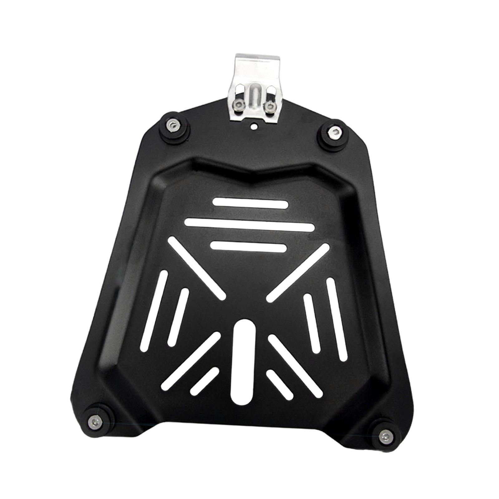 Magideal - Portaequipaje Trasero Para Motocicleta Con Bastidor Para Equipaje Soporte De Baúl Y Base De Instalación Rápida En Acero Al Carbono Adecuado Para Despl Se Adapta A 55l A 65l