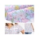 thumbnail image 5 of GRACIA Y GRANDEZA Blusa Floral Impresa de Talla Grande para Mujer de Escuela Colegio Pascua Cuello en V con Encaje Mangas con Volantes Top Casual de Verano 2X Lila, 5 of 6