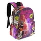 thumbnail image 2 of Mob Psycho-theme Backpack, Campus style schoolbag Bookbag with Adjustable Shoulder Straps And Large Zip Compartment, Unisex Travel Bags.42x30x15cm, 2 of 6
