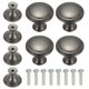 thumbnail image 1 of Uxcell 8 Piezas Pomos de Acero Inoxidable, Tirador de Agujero Único con Tornillo, 23mm Gris, 1 of 7