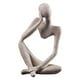 thumbnail image 4 of Pensador Escultura Estatuilla Estatua Del Hogar Estantería Moderna Decoración Pensando Bien, 4 of 5