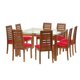 thumbnail image 1 of Juego De Comedor Barcelona Cuero Rojo, 1 of 1