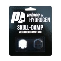 Antivibrador Prince Calavera Blanco/Negro