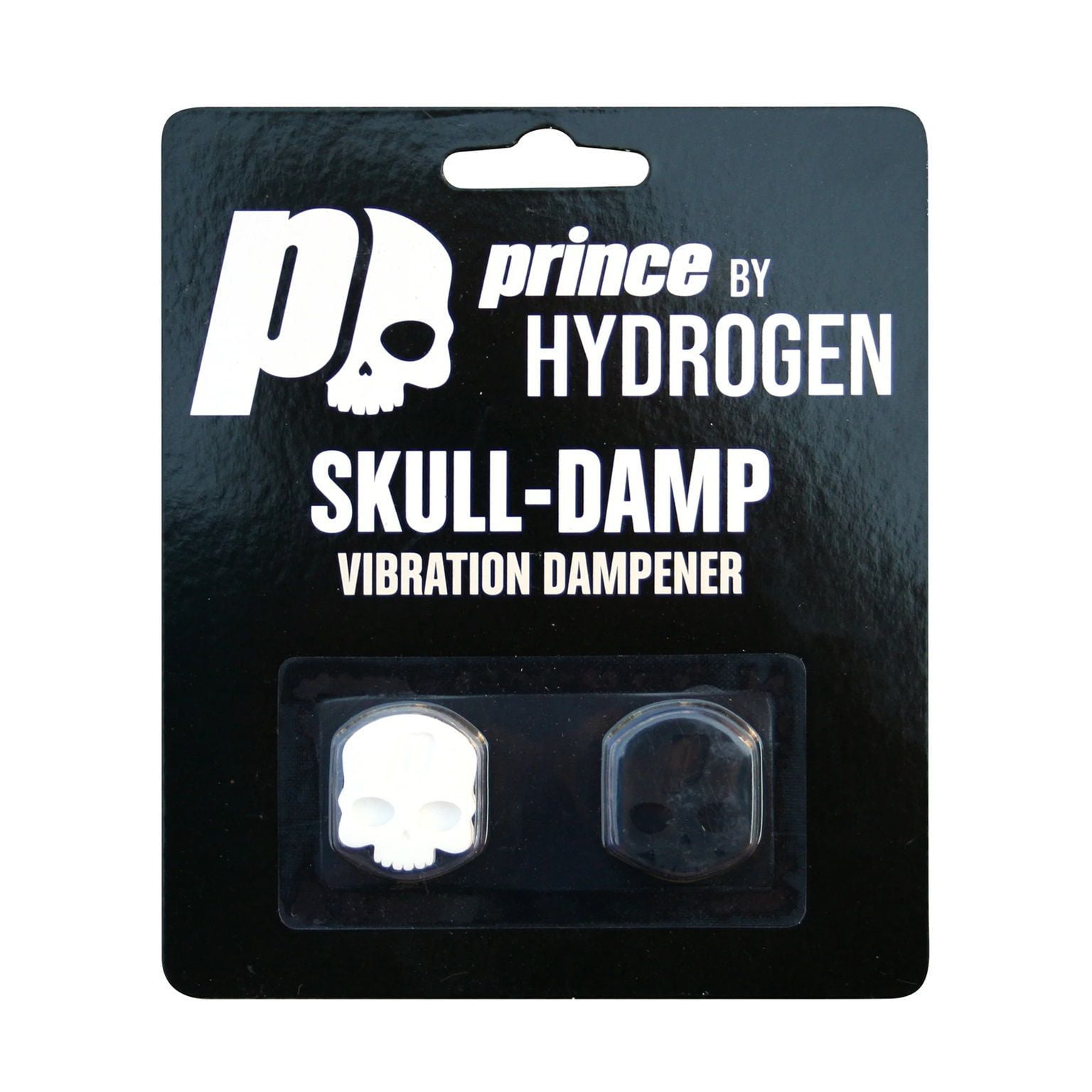 Antivibrador Prince Calavera Blanco/negro