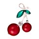 thumbnail image 2 of Red Faux Pearl Rhinestone Cereza Broche Elegante Se?ora Vestido Decoraciones, 2 of 3