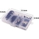 thumbnail image 4 of Guía de cerámica para caña de pescar (35 piezas) Kit de reparación de cañas de pescar Guías de cerámica para caña de pescar de acero con alto contenido de carbono, 4 of 6