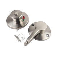 Ioensy - Cerradura De Puerta De Baño Con Pestillo De Seguridad, Cerradura De Privacidad Para Baños De Hotel Para Hombres Y Mujeres