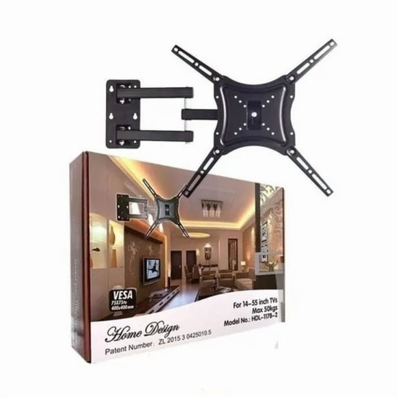 Soporte De Pared  HDL-117B-2 Home Design 14” 55”  TV