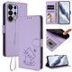 thumbnail image 2 of Funda de Gato tipo Libro para Samsung Galaxy S26 Ultra, Lila Claro, 2 of 6