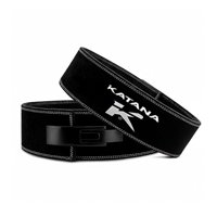 Genérico - Cinturón De Levantamiento Katana - Cuero Real Palanca Pb01 - Negro Talla L