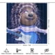 thumbnail image 2 of Sing película 3-theme 4-Piece Shower Curtain Set with Rugs, Waterproof Bathroom Decor Set Includes Bath Mat, U-Shaped Rug, Toilet Lid Cover and Curtain with Hooks, 2 of 6
