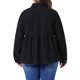 thumbnail image 3 of Agnes Orinda Trajes de Halloween para Mujeres Tallas Grandes Camisas de Pana de Escuela Colegio Peplum con Botones Blusas con Bolsillos 3X Negro, 3 of 6