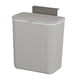 thumbnail image 3 of Cubo De Basura Para Cocina, Soporte Multifunción Para Puerta De Armario, Encimera, Gris, 9 L, 3 of 5