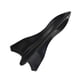 thumbnail image 1 of Cola de techo de aleta de tiburón negra puntiaguda de fibra de carbono parachoques del techo del automóvil piezas de modificación del viento, 1 of 5