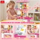 thumbnail image 4 of Cocina De Juguete Grande 69pcs Niños Vapor Luz Sonido 71cm, 4 of 8