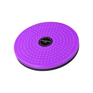 Ioensy - Tabla De Disco De Torsión De Cintura, Entrenamiento De Cuerpo Completo, Masaje De Pies Silencioso, Tabla De Torsión De Abdominales, Color Morado