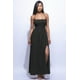 thumbnail image 1 of Vestido Largo Con Tirantes Finos Espalda Abierta Abertura Lateral Ajustable Y Lazo En La Espalda Color Negro (para Mujer), 1 of 4