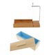 thumbnail image 1 of cortador de jabón de madera con cortador de alambre + jabón de silicona que hace molde con tapa, 1 of 5