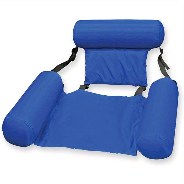 1pc Pool Float Hammock, Water Floating Chair, Inflatable Pool Lounge Chair For Pool Party Water Park