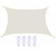 thumbnail image 4 of Bloque UV Para Vela Sun Shade 2x3m Para Patio Bloque UV Para Instalación Exterior Blanco, 4 of 5