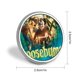 thumbnail image 2 of Escalofríos-Theme Round Button Badge: Premium Metal Construction, Ideal for High-End Events 2.8 cm, 2 of 6