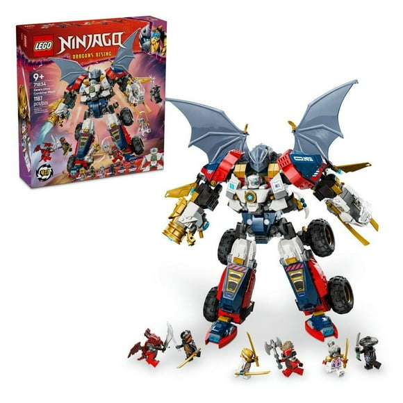 Set LEGO NINJAGO Mech Ultra Combo de Zane Set “4 en 1” 71834