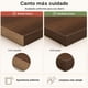 thumbnail image 4 of Rack TV Extensible Nogal Oscuro con 2 Cajones y Puerta 115-160x35x49 cm, 4 of 6