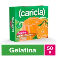Gelatina Naranja 50 G Caricia