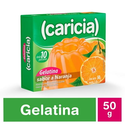 Gelatina Naranja 50 G Caricia