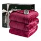 thumbnail image 1 of Manta térmica Beautyrest, suave, cálida, reversible, completamente roja, 1 of 8
