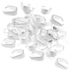 thumbnail image 1 of 500 Uds Colgante De Plata Pinch Bails Conector Cierres Joyería DIY Hallazgos 9mm, 1 of 3