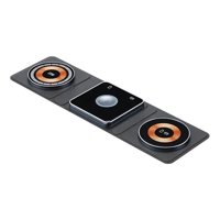 Genérico - Cargador Inalámbrico Plegable Viaje Portátil 3En1 Magnético