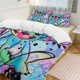 thumbnail image 1 of StitchCartoon Collection 3-Piece Comforter Set, Personalized Bedding Decor for Kids And Teens Bed Sheets, 1 of 5