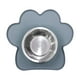 thumbnail image 1 of Cuenco Para Perros Y Gatos Contenedor De Comida Gatito Cuenco De Agua Estable Plato De Comida Para Mascotas Cuenco Para Perros Gris, 1 of 5