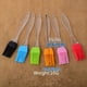 thumbnail image 4 of 1 Pc Transparent Handle Silicone Oil Brush, Baking Tool, Small Split Baking Brush, Barbecue Brush,High Temperature Resistant Silicone Brush, Portable Barbecue Oil Brush, For Cake Baking Cooking BBQ, 4 of 5