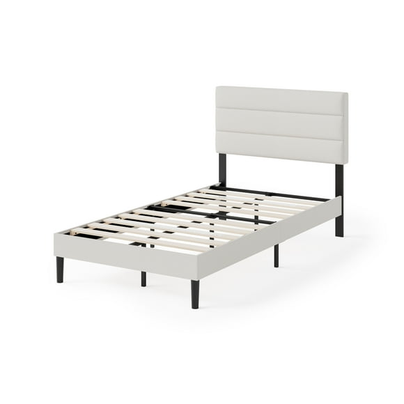 Base de Cama Premium Zinus 1 Plaza 90x190x30cm Piper con Respaldo