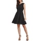 thumbnail image 1 of INSPIRE CHIC Vestido de Verano para Mujer sin Mangas Cuello en V con Ojales Huecos Línea A Mini Vestidos L Negro, 1 of 6