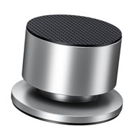 Bothyi - Base Portátil Con Punta De Altavoz Antideslizante Y Ajustable Para Subwoofer De Audio Doméstico, Color Plateado